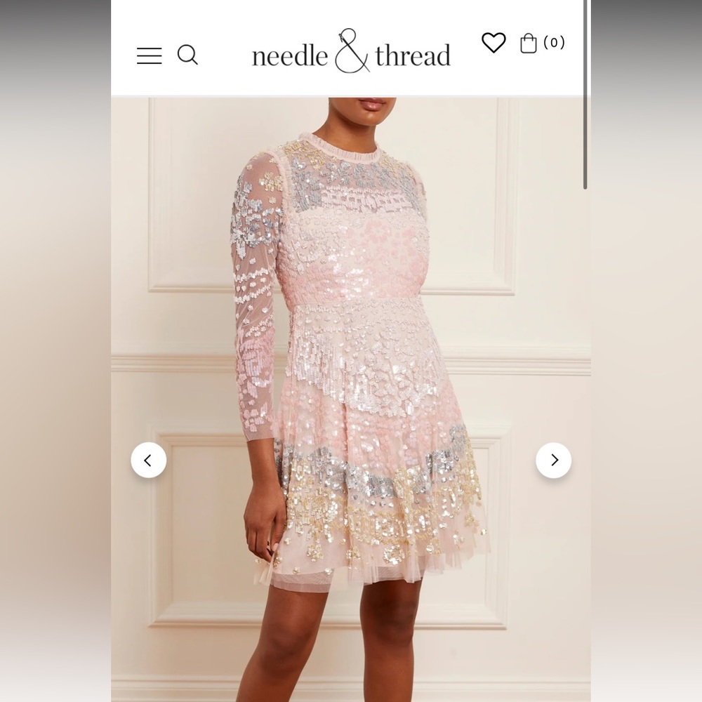 Needle & Thread sequin dress